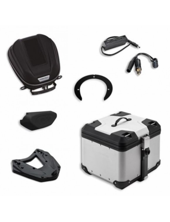 Urban Pack Accessories kit, 97981111AA with aluminum trunk, Multistrada V4 / V4S