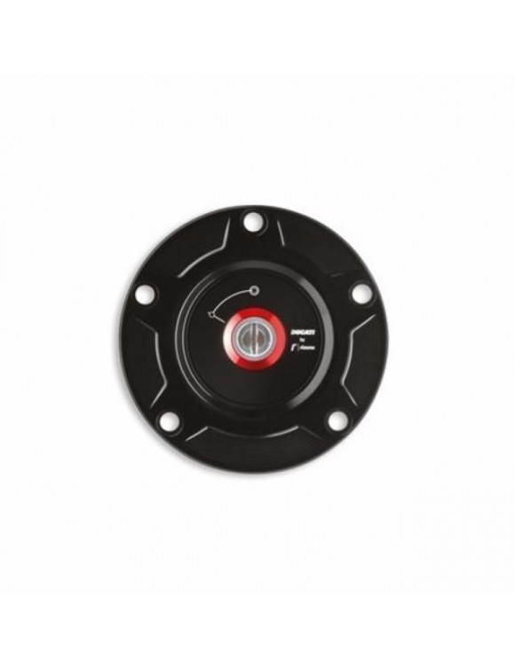 Tappo serbatoio nero,originale 97780051ba,Ducati Superbike / Streetfighter V4-V2 / DIAVEL V4 - 1