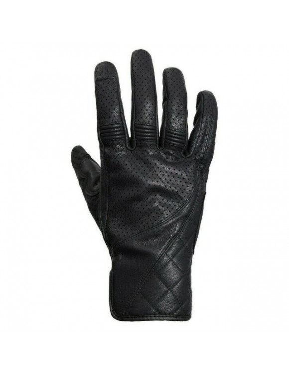 Motorcycle gloves breathable leather, with protections Triumph Banner black mgvs20118