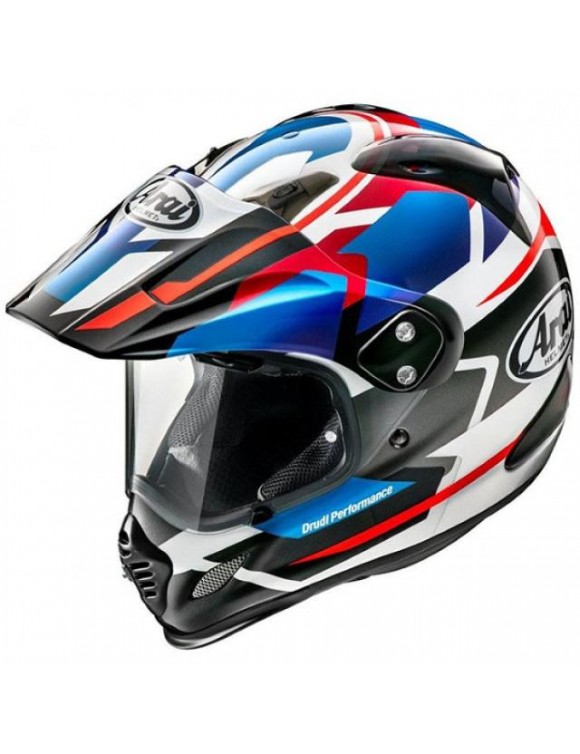 Motorcycle helmet Arai Tour-X4 Depart Blue Metallic glossy AR3185DM