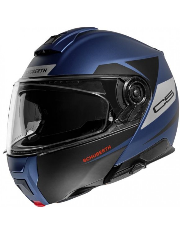 Modular motorcycle helmet Schuberth C5 Eclipse Blue Blue/matte Black