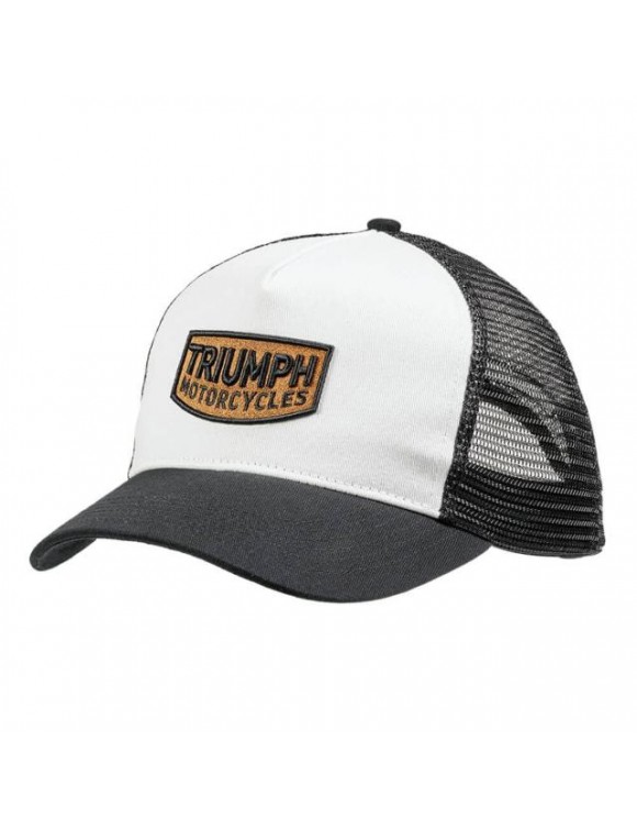 Triumph Original Mec Bone / Black Baseball Cap MCAS22304 - 1 Triumph Original Mec Bone / Black Baseball Cap MCAS22304 - 1