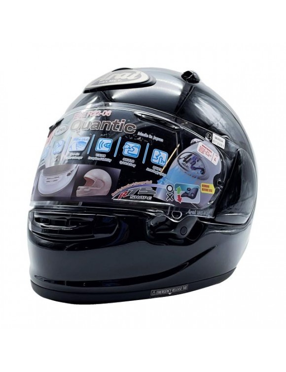 Casco integral de motocicleta Arai Quantic Diamond Glossy Black AR3115DB - 2