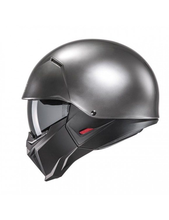 Motorcycle helmet jet / demijet polycarbonate HJC i20 hyper silver glossy silver