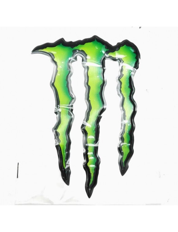 Insignia de calcomanía de motocicleta de Monster Energy