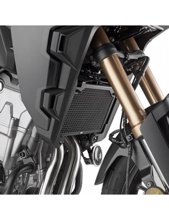 Kit de parrilla de protección del radiador de acero, negro, Givi PR1171, Honda CB 500 X/Honda NX500 - 1