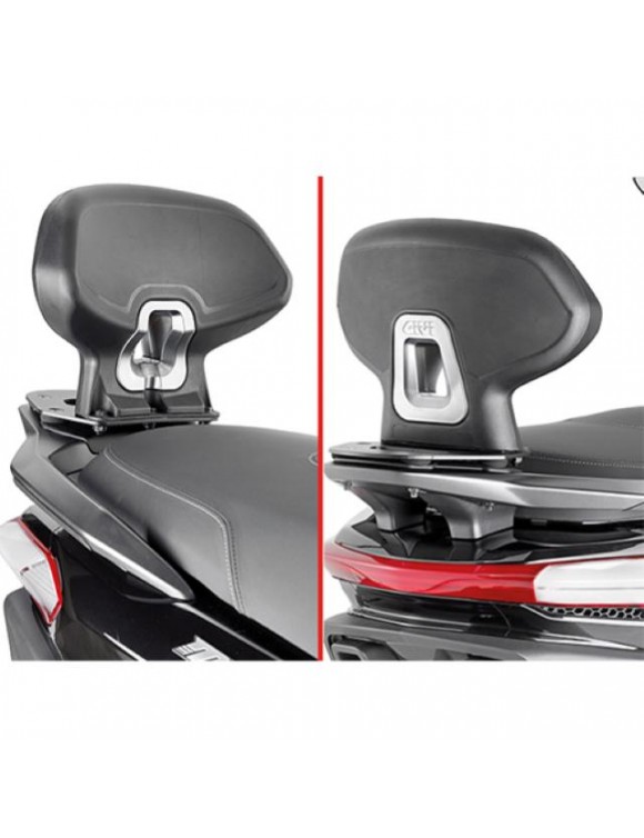GIVI tb5619a backrest kit for Piaggio MP3 400 HPE / 400 Sport / 530 Exclusive