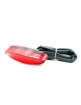 Fanale Posteriore Dyto A 5 LED Per Bicicletta, Luce Rossa Con 8 Modalità Di Lampeggio, Con Clip, Batterie Non Incluse