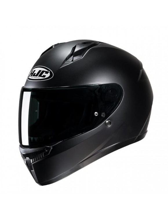Full motorcycle helmet HJC C10 Semi Flat Black, matte, polycarbonate, 100570