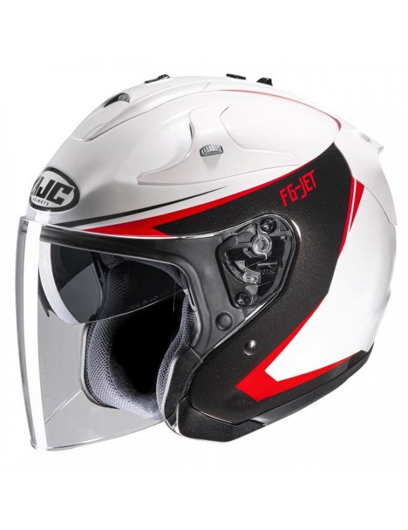 Jet motorcycle helmet HJC FG-Jet Balin MC1 red/glossy black