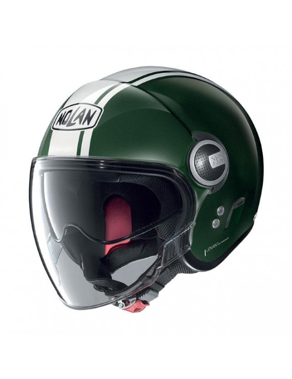Jet motorcycle helmet polycarbonate Nolan N21 Visor Dolce Vita 98 ​​Forest Green Lucid