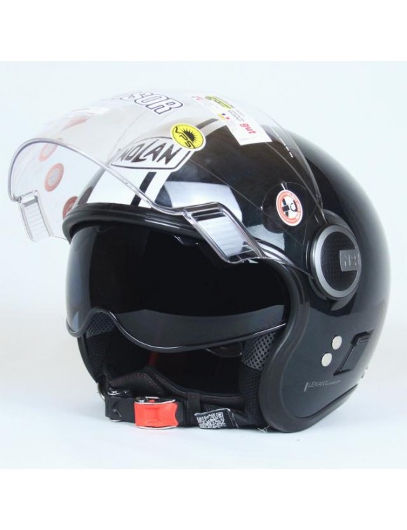 Silipigni Motors - NOLAN N21 VISOR DOLCE VITA 100 Flat Black Casco Jet Moto  Scooter