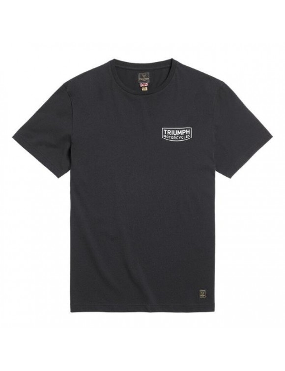 Triumph Custom Black Crew MTSS22024 Herren-Baumwoll-T-Shirt für Männer