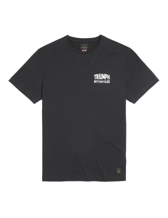 Triumph rücksichtsloser schwarzes Original-Baumwoll-T-Shirt für Männer MTSS22017