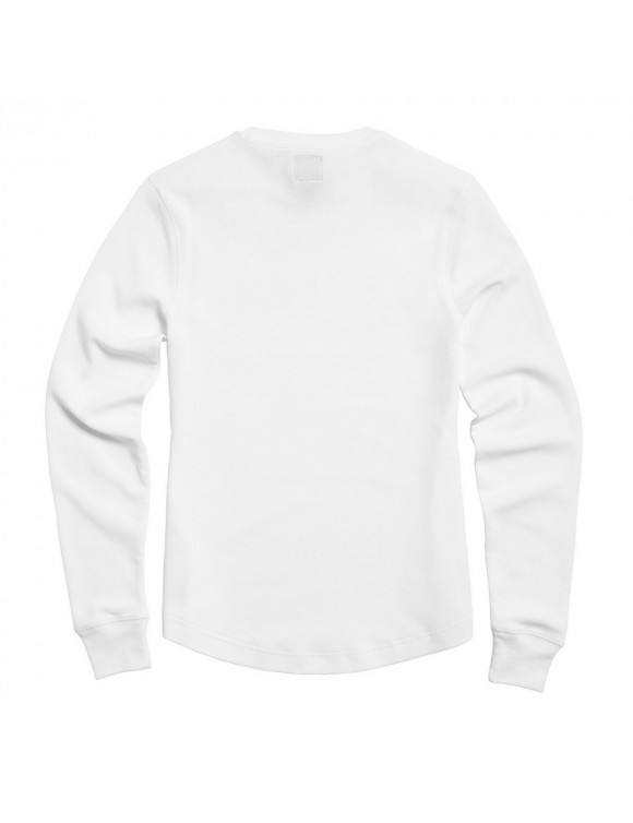 T-shirt maniche lunghe donna originale Triumph Swain Waffle White mtls22103 - 2