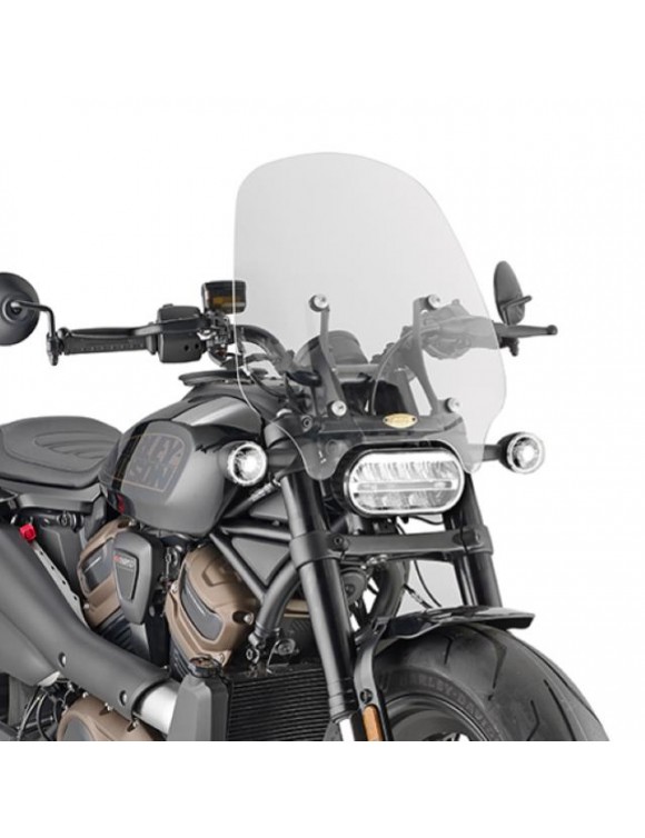 Parabrisas transparente, Givi 8401a para Harley-Davidson Sportster S 1250 - 1