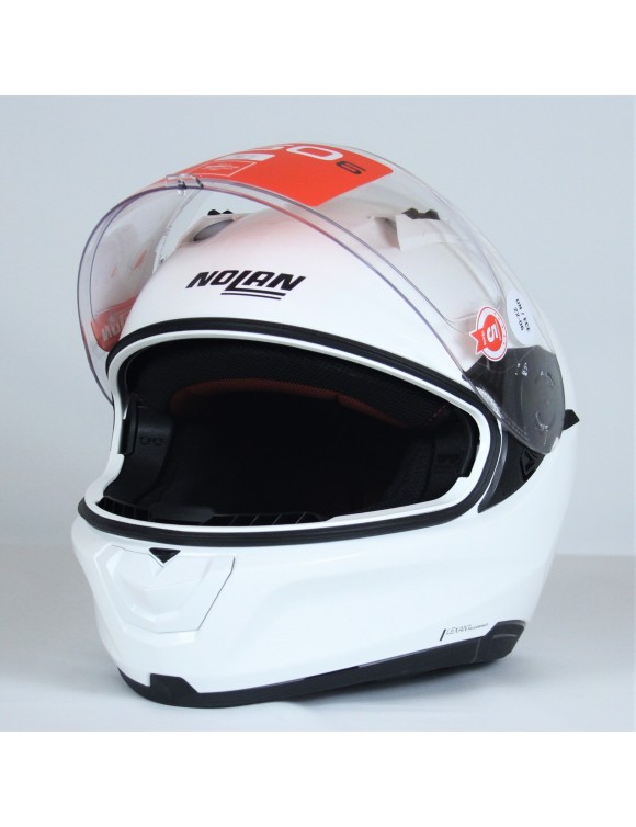 Casque de Moto Intégral Nolan N60-6 Classic 5 en Métal Blanc Brillant - 4