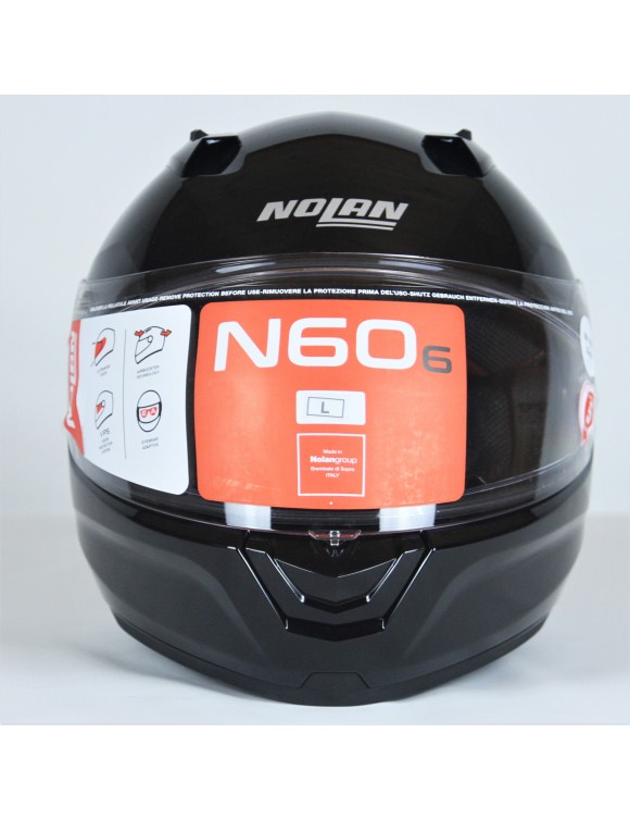 Casque de Moto Intégral Nolan N60-6 Classic 3 Noir Brillant Lucido - 5