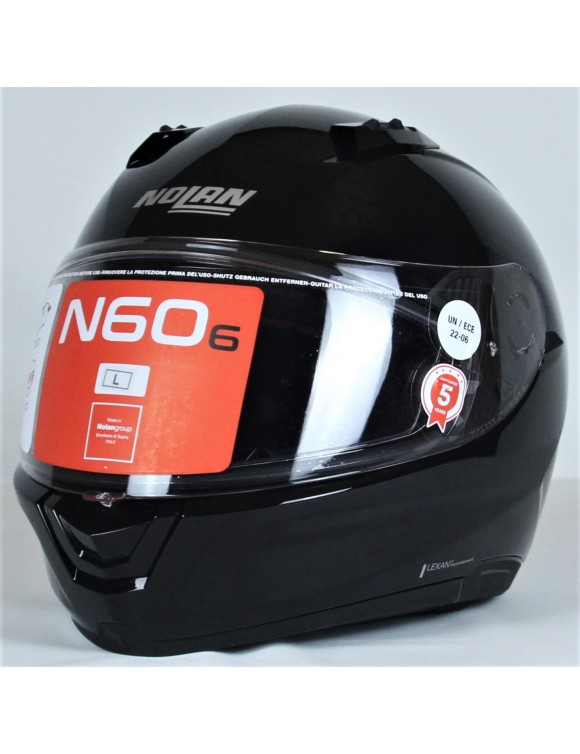 Casque de Moto Intégral Nolan N60-6 Classic 3 Noir Brillant Lucido - 2