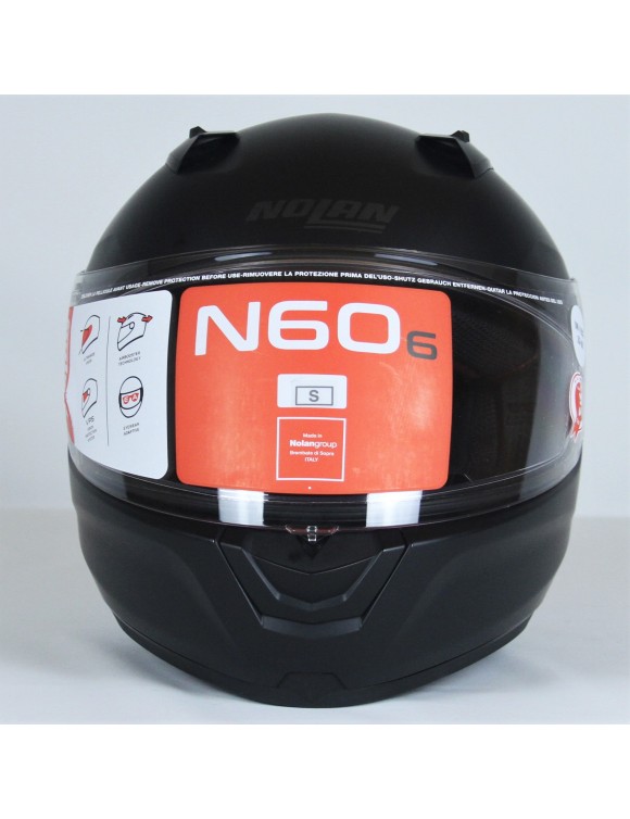 Casque de Moto Intégral Nolan N60-6 Classic 10 Flat Black Matt - 5 Casque de Moto Intégral Nolan N60-6 Classic 10 Flat Black Matt - 5
