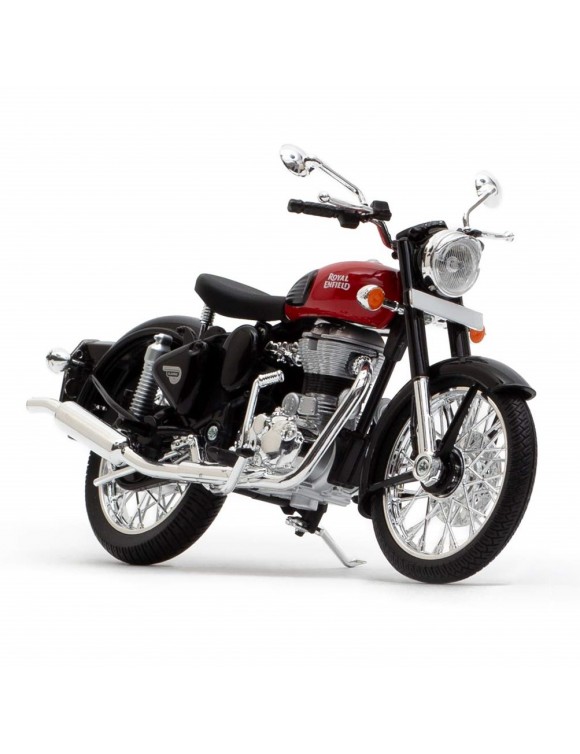 Original Royal Enfield Classic 1:12 3D Motorcycle Model Redditch Red