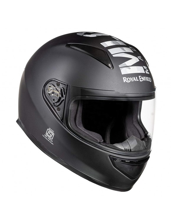 Integral Motorcycle Helmet Royal Enfield Camo Matt Black Opaque