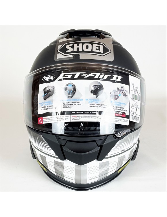 Shoei GT-Air 2 Tesseract TC-5 Full Face Motorcycle Helmet Black 