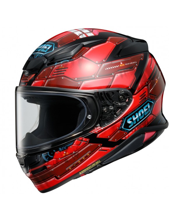Integral Motorcycle Helmet Shoei NXR-2 Fortress TC-1 Black / Glossy Red