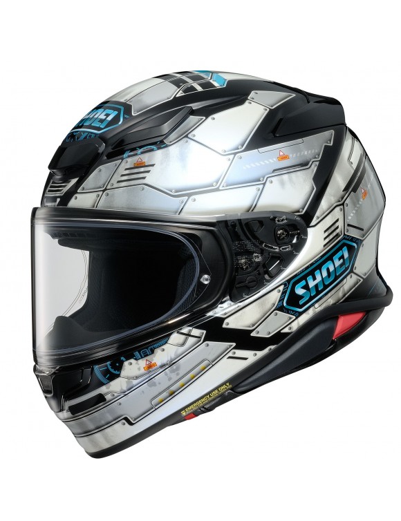 Casco Integral Moto Shoei NXR2 Fortress TC-6 Blanco / Negro Brillo - 1 Casco Integral Moto Shoei NXR2 Fortress TC-6 Blanco / Negro Brillo - 1