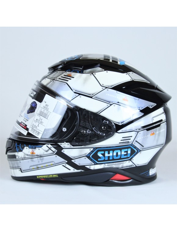 Integrierter Motorradhelm Shoei NXR2 Fortress TC-6 Weiß / Schwarz glänzend - 5 Integrierter Motorradhelm Shoei NXR2 Fortress TC-6 Weiß / Schwarz glänzend - 5