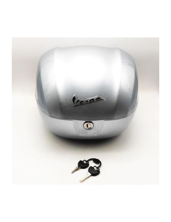 Top case 32 l, gris, d'origine cm272942, Vespa Primavera / SPRint 50-125-150 - 2 Top case 32 l, gris, d'origine cm272942, Vespa Primavera / SPRint 50-125-150 - 2