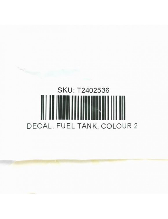 Decalcomania adesiva serbatoio, ricambio originale t2402536,Triumph Speed Triple - 3