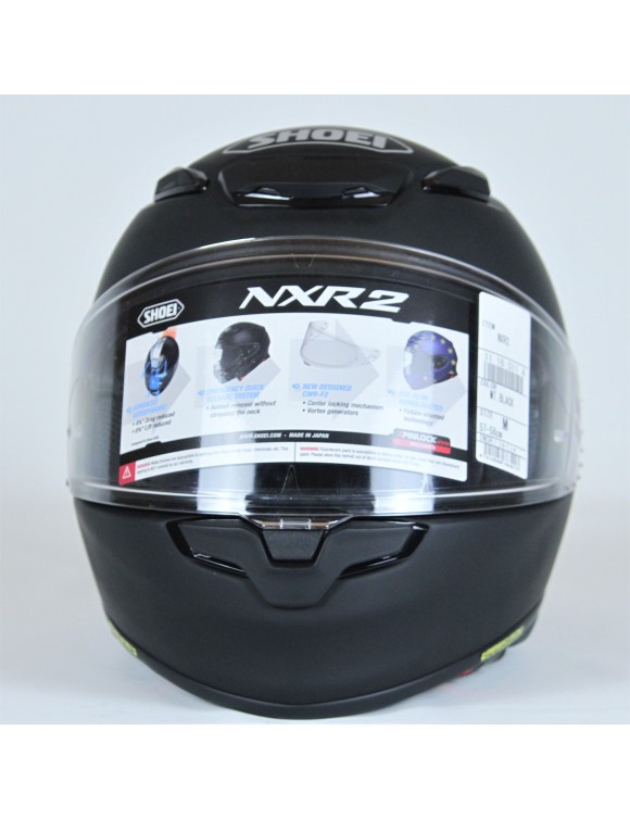 Casque de moto intégral Shoei NXR2 Matt Black Opaque - 4