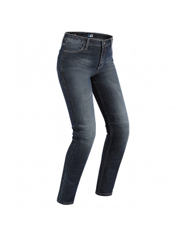 Jean moto été femme avec protections New Rider Promojeans bleu denim - 1