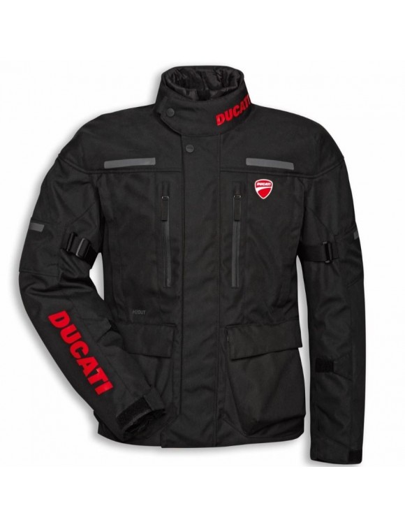 Giacca Moto da Uomo Originale Ducati by Spidi Tour C4 Nero/Rosso 98107364 - 1
