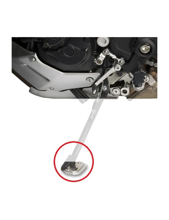 Kit Estensione Cavalletto Laterale, Givi ES7411, DUCATI MULTISTRADA 1260 - 1 Kit Estensione Cavalletto Laterale, Givi ES7411, DUCATI MULTISTRADA 1260 - 1