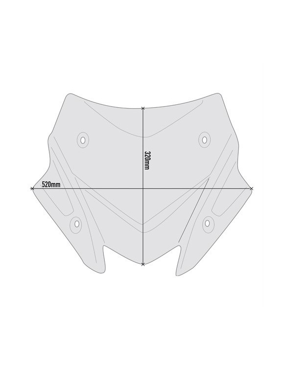 Cúpula Low Sport, Ahumada, Givi D2147B para YAMAHA T-MAX 560 - 2