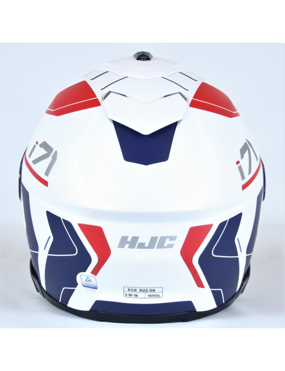 HJC i71 Simo White Red MC21SF Full Face Helmet S