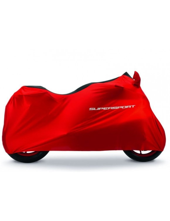 Housse moto d'intérieur, sur mesure, rouge, 97580071A, Ducati Supersport - 1