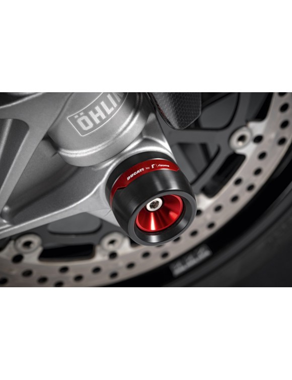 Slider Protezione Forcella Anteriore, Rosso, Ducati 97382031AA - 2 Slider Protezione Forcella Anteriore, Rosso, Ducati 97382031AA - 2