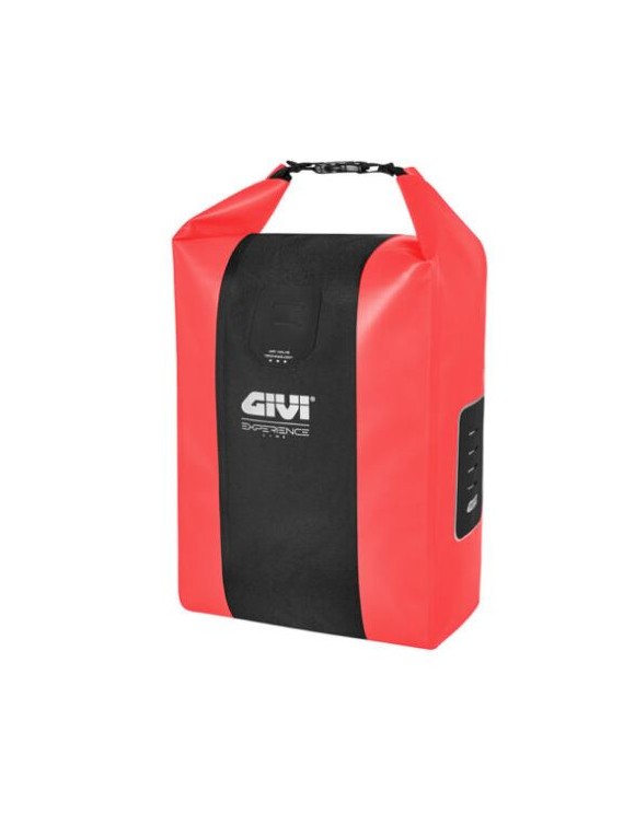 Par de Bolsas Laterales para Bicicleta "Junter", 20+20L, Rojas, Impermeables - Givi EX01RC - 3 Par de Bolsas Laterales para Bicicleta "Junter", 20+20L, Rojas, Impermeables - Givi EX01RC - 3