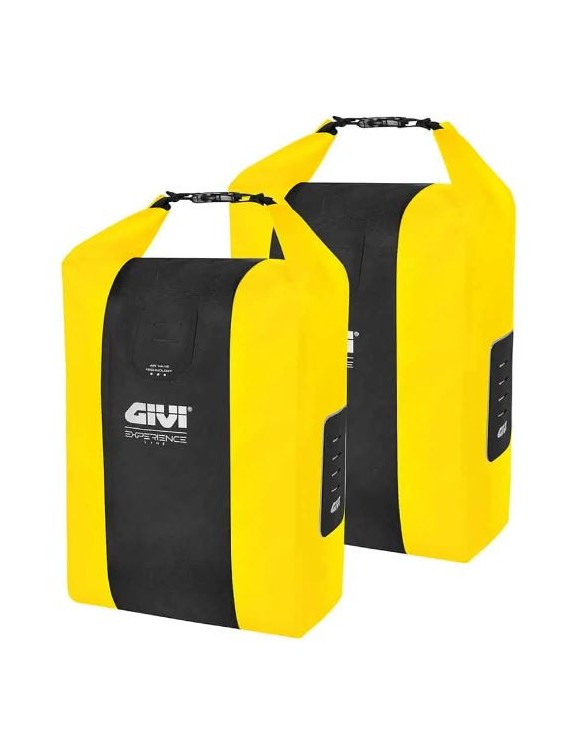 Pair of Side Bags for Bicycle, 20+20L, Yellow - Givi EX01YC