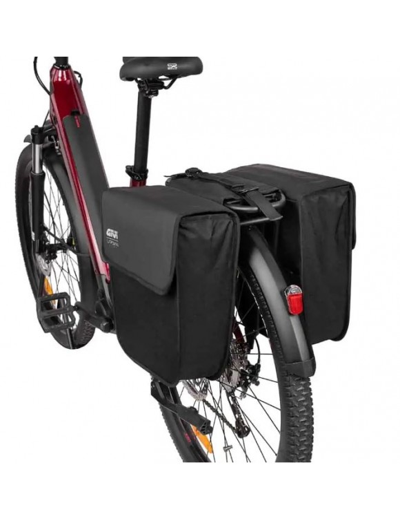 Par de bolsas laterales para bicicleta, 23+23L, negras - Givi UB00B - 3 Par de bolsas laterales para bicicleta, 23+23L, negras - Givi UB00B - 3