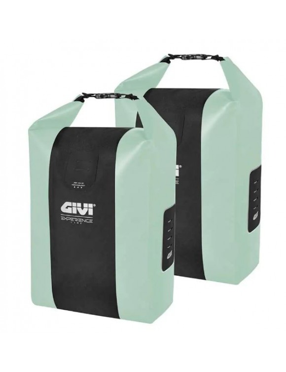 Pair of saddlebags for bicycle, 20+20L, sage green - Givi EX01SC