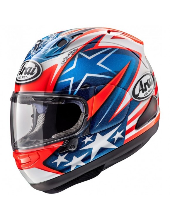 Full Face Motorcycle Helmet Arai RX-7 V Evo Hayden WSBK Polished AR2996HN