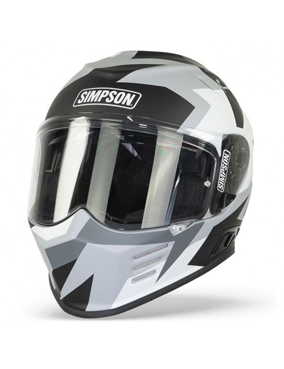 Simpson Venom Have Blue Camo Matt Full Face Motorcycle Helmet