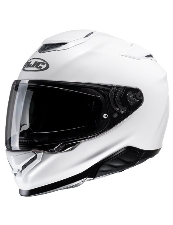 Pim Evo HJC RPHA 71 Pearl White Glossy Full Face Motorcycle Helmet