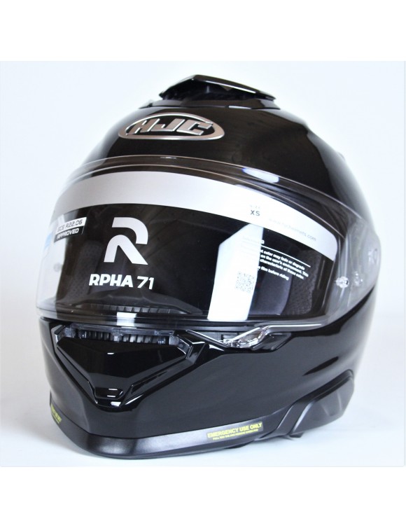 Casque Moto Intégral Pim Evo HJC RPHA 71 Métal Noir Brillant - 2