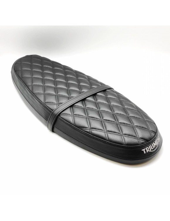 Asiento Biplaza Acolchado Negro, Accesorio Original Triumph A9708613 - 1