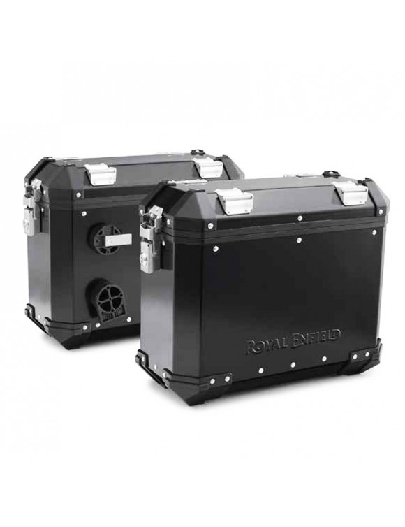 Coppia Valigie Laterali 26L in Alluminio, Originali 1990230, Royal Enfield Himalayan/Scram 411 - 1